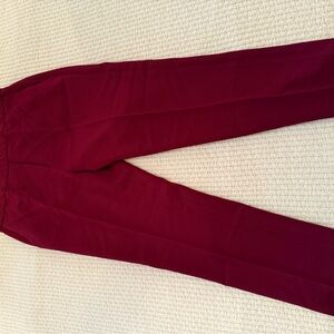 Theory Women's Burgundy Pants